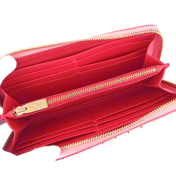 💕Gorgeous Christian Louboutin Panettone Spike Stud Zippy Wallet - Picture 7 of 8